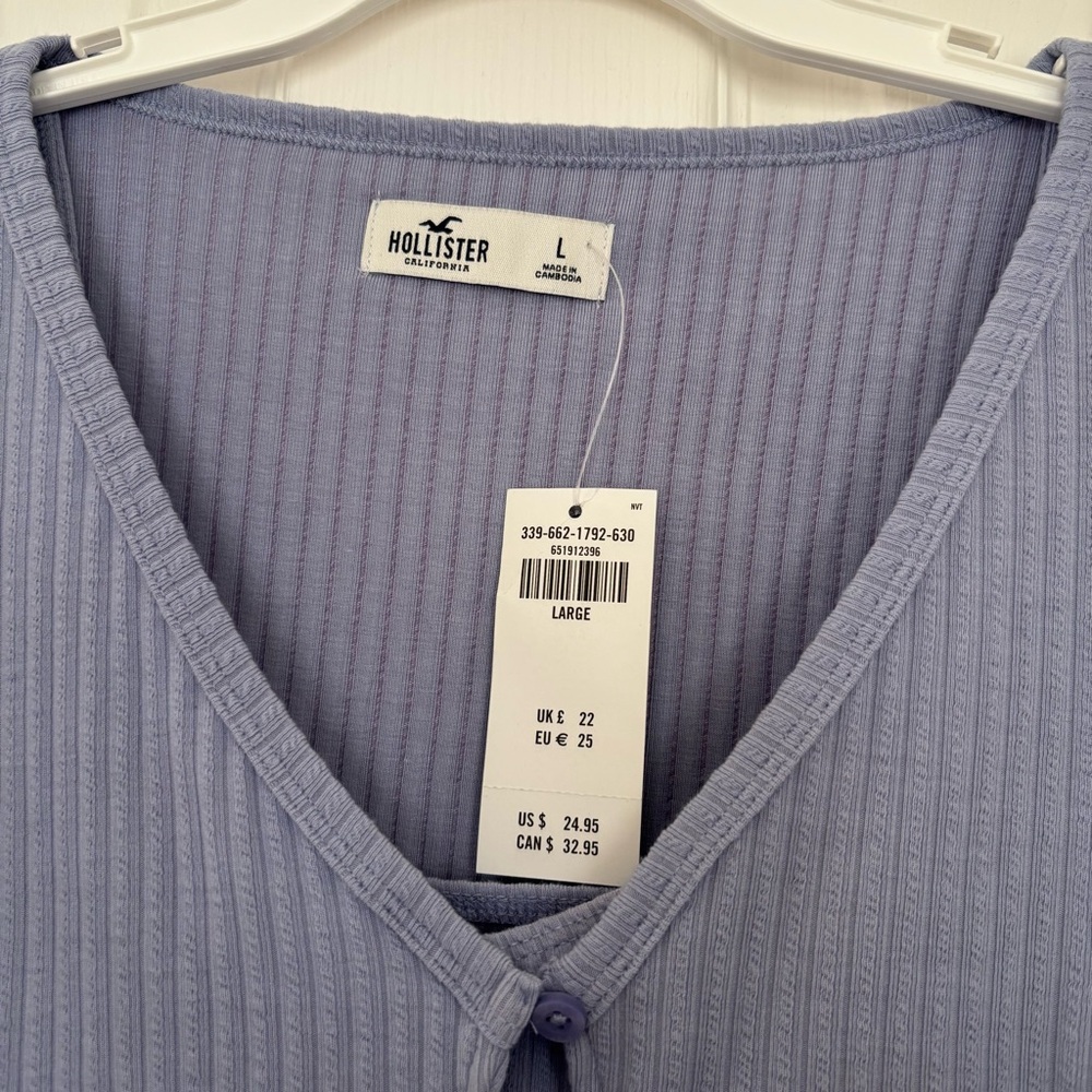 Hollister Ribbed Keyhole Cardigan - Picture 4 of 7